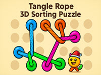 Hazel Tangle Rope 3D: Sorting Puzzle